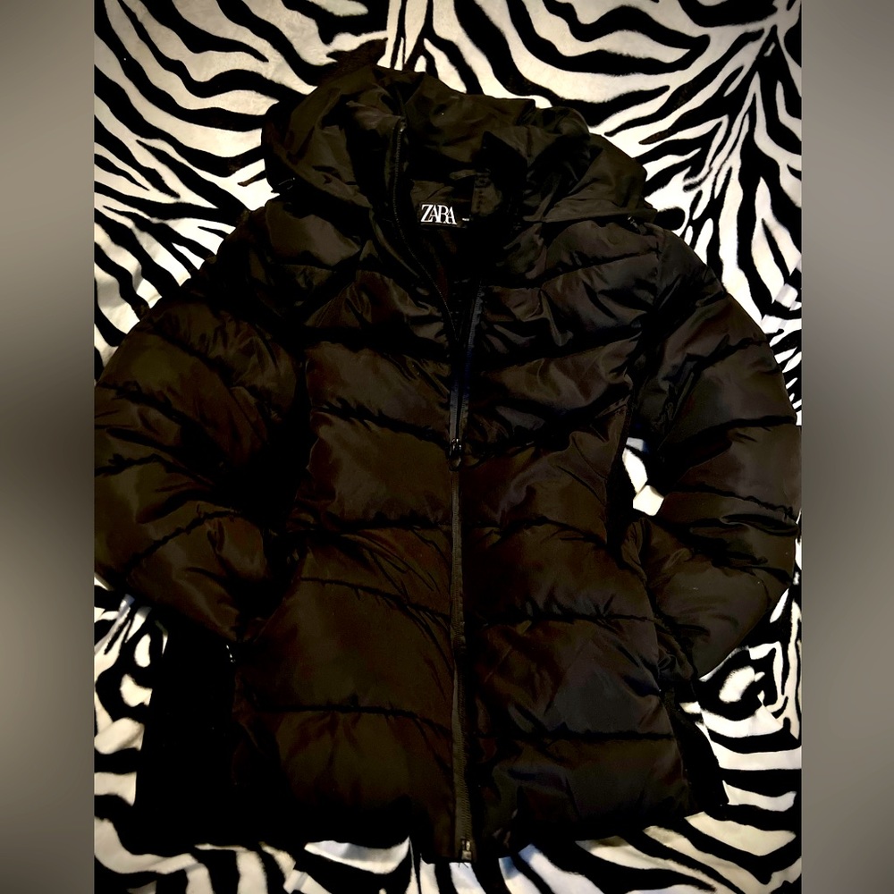 Zara Black Puffer